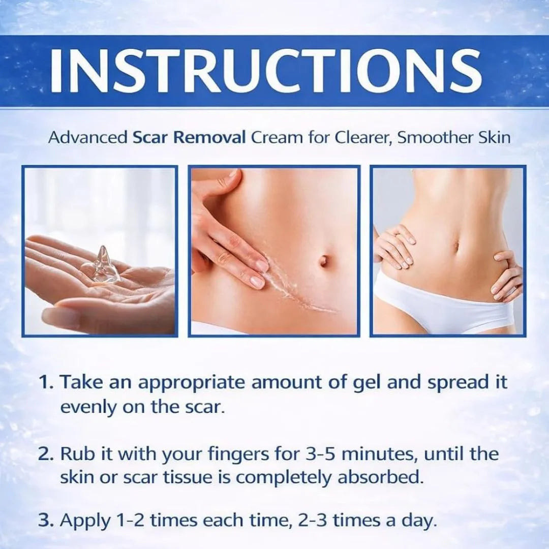 Advanced Silicone Scar Gel and Scar Removal Cream
